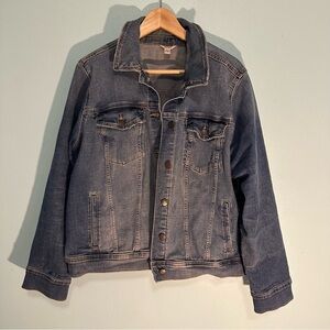 Sonoma 1X Classic Blue Distressed Denim Jacket